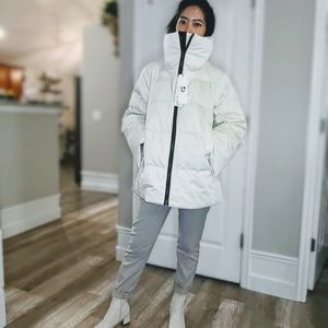 WOMEN +J DOWN VOLUME OVERSIZED JACKET (UNIQLO)